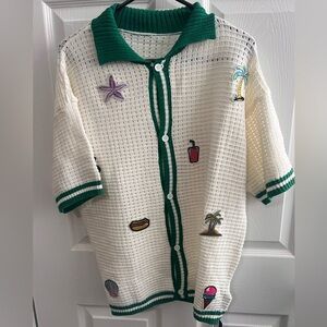 NWT Men’s Romwe Beachy Vacation Sweater